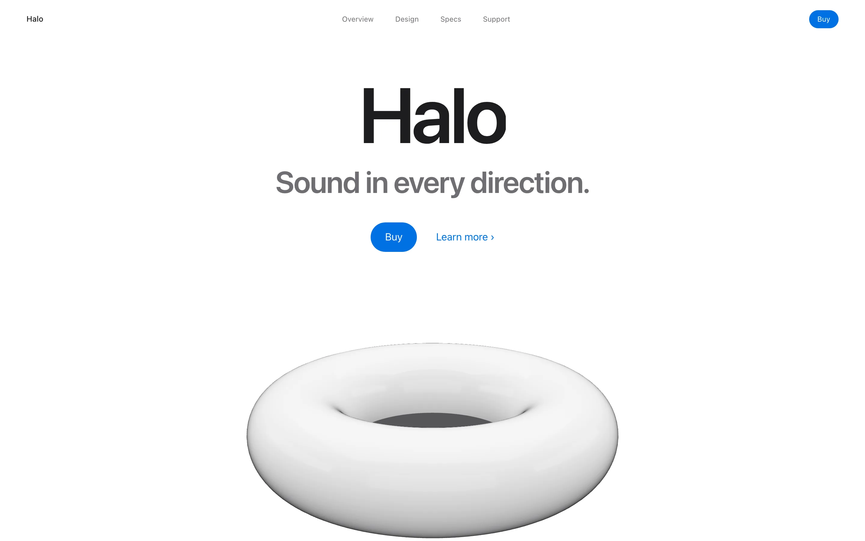Apple Minimal: Hero