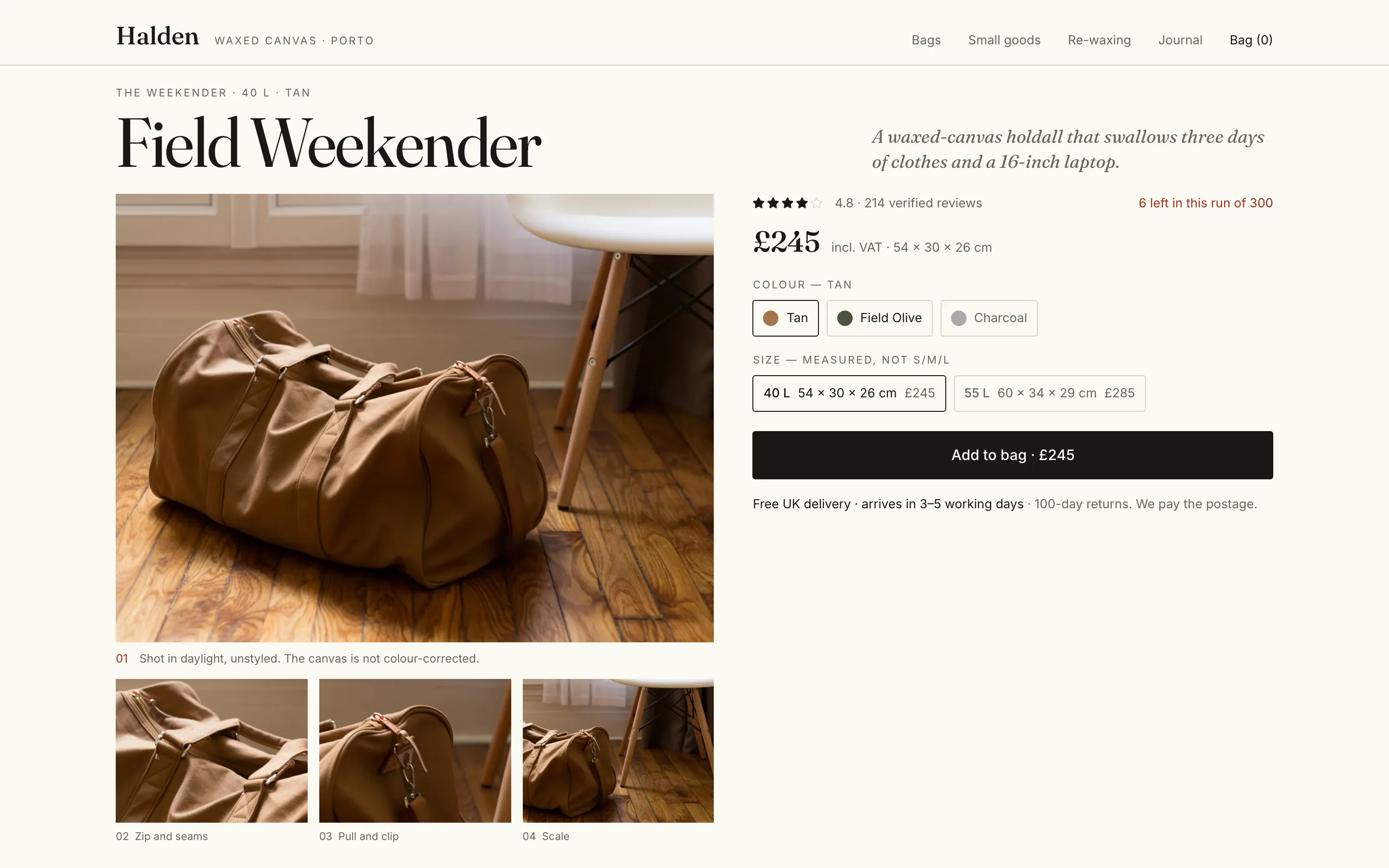 Ecommerce Brand: Rendered through skill-editorial