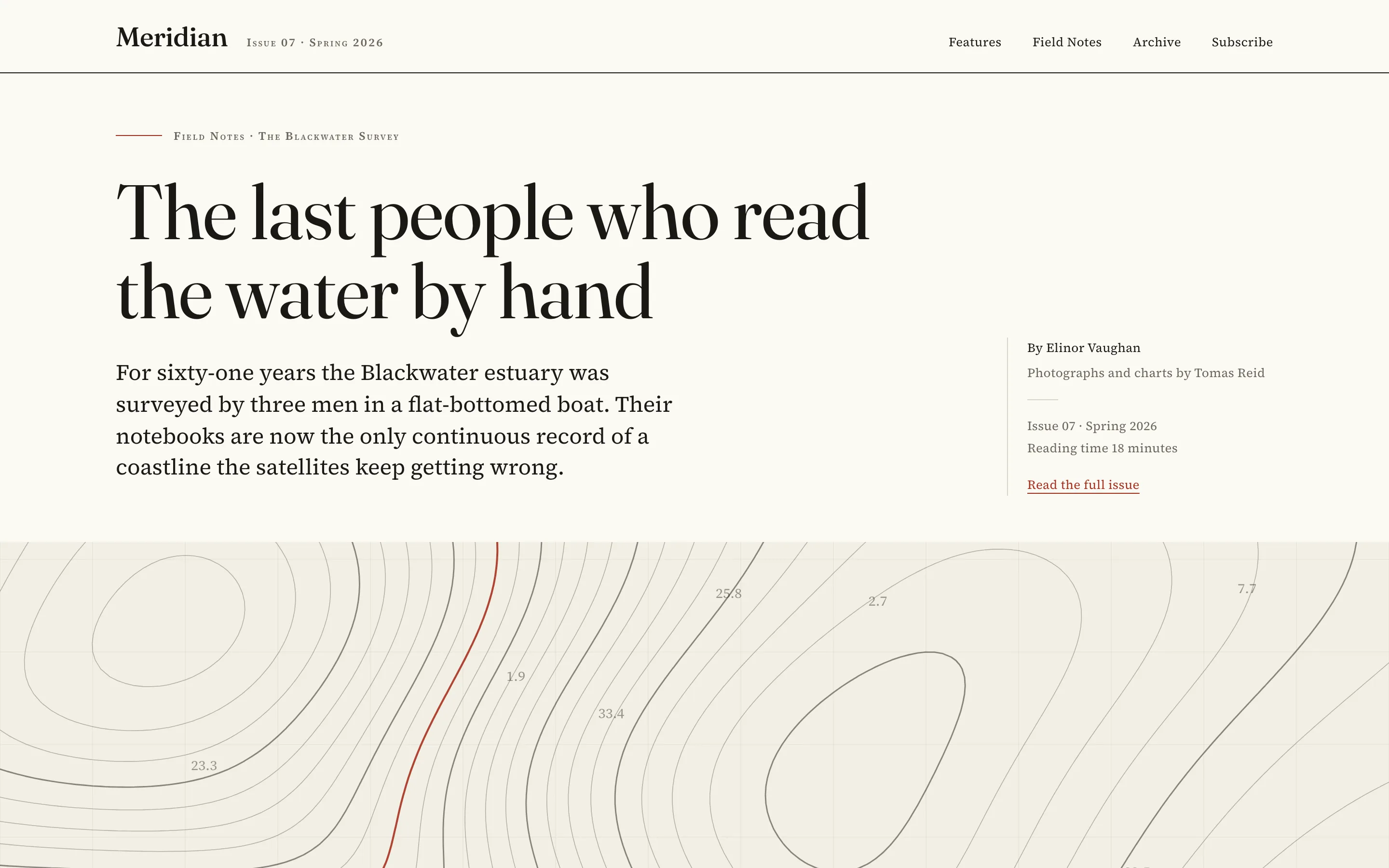 Editorial: Opening spread