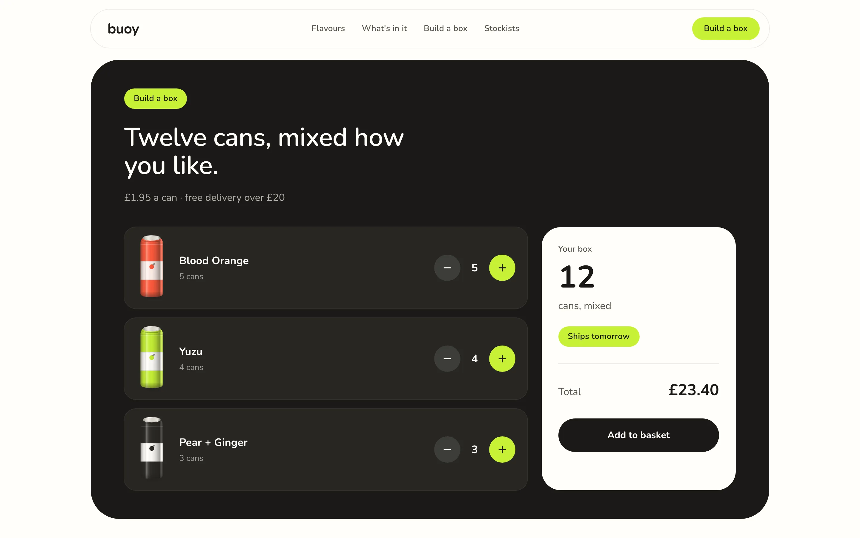 Playful Motion: The one interactive section