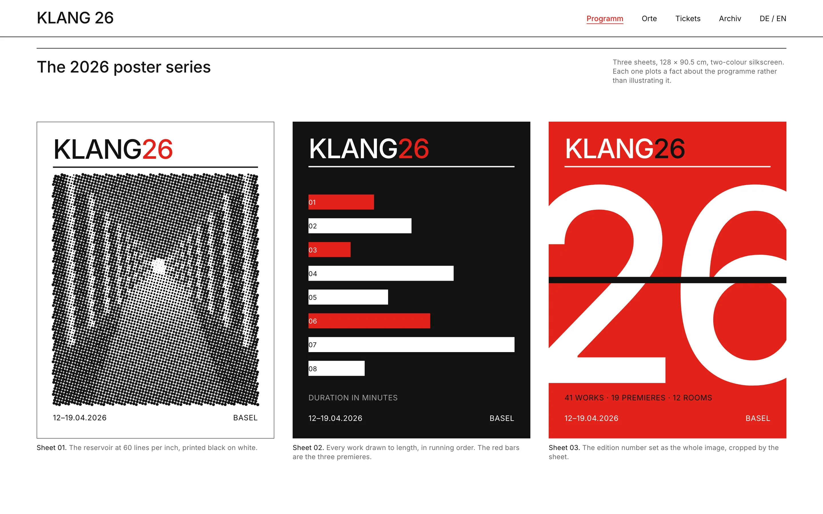 Swiss Grid: A poster series where the accent is always a fact